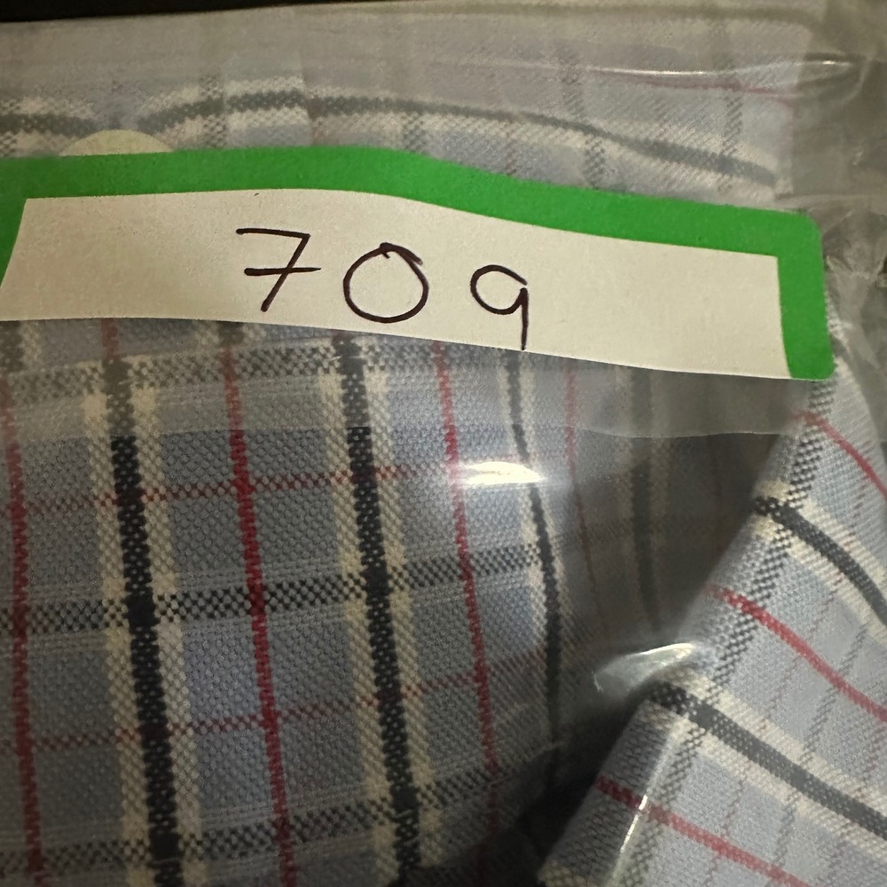 Brooks Brothers Regent Fit Shirt XL Logo Plaid Non-Iron Stretch Button Down 1818 - Picture 7 of 7